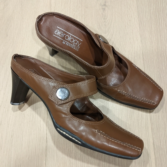 Y2K heeled mules - Picture 1 of 8